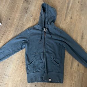 American Giant classic Full zip hoodie Monsoon Blue Limited Edition Small